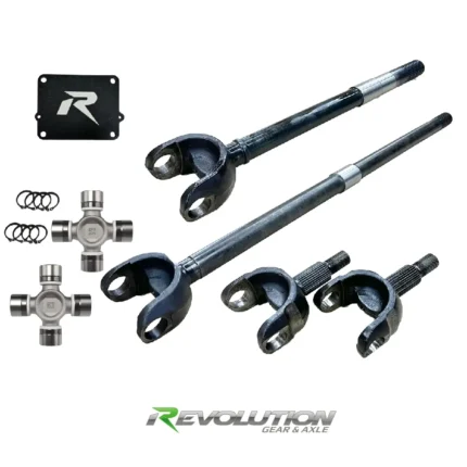 Jeep Wrangler JL and JT 1-Piece Chromoly Discovery Series Front Axle Kit Revolution Gear