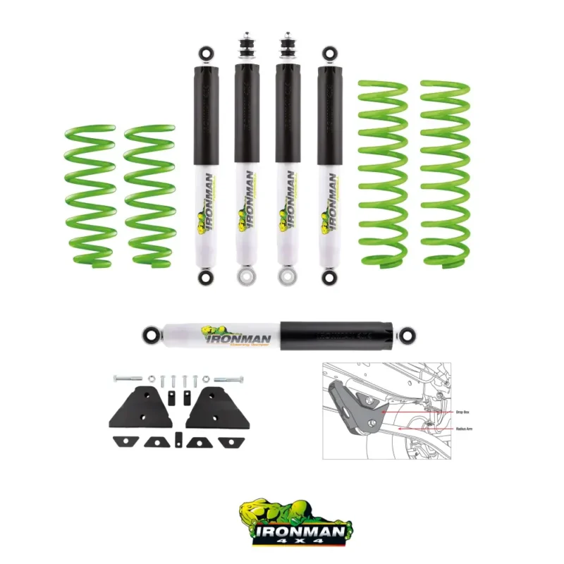 Ironman4x4 - 4" (100mm) Lift Kit for Toyota Land Cruiser 80 Series