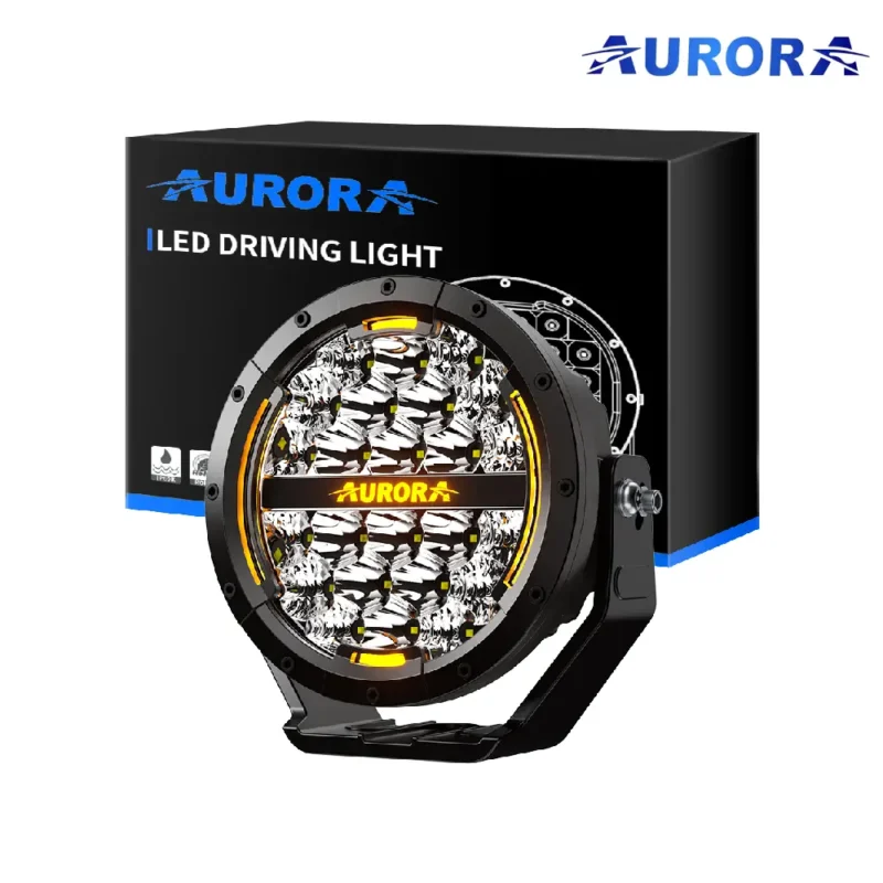 Aurora 5" LED Driving Light - Animated boot-up effect